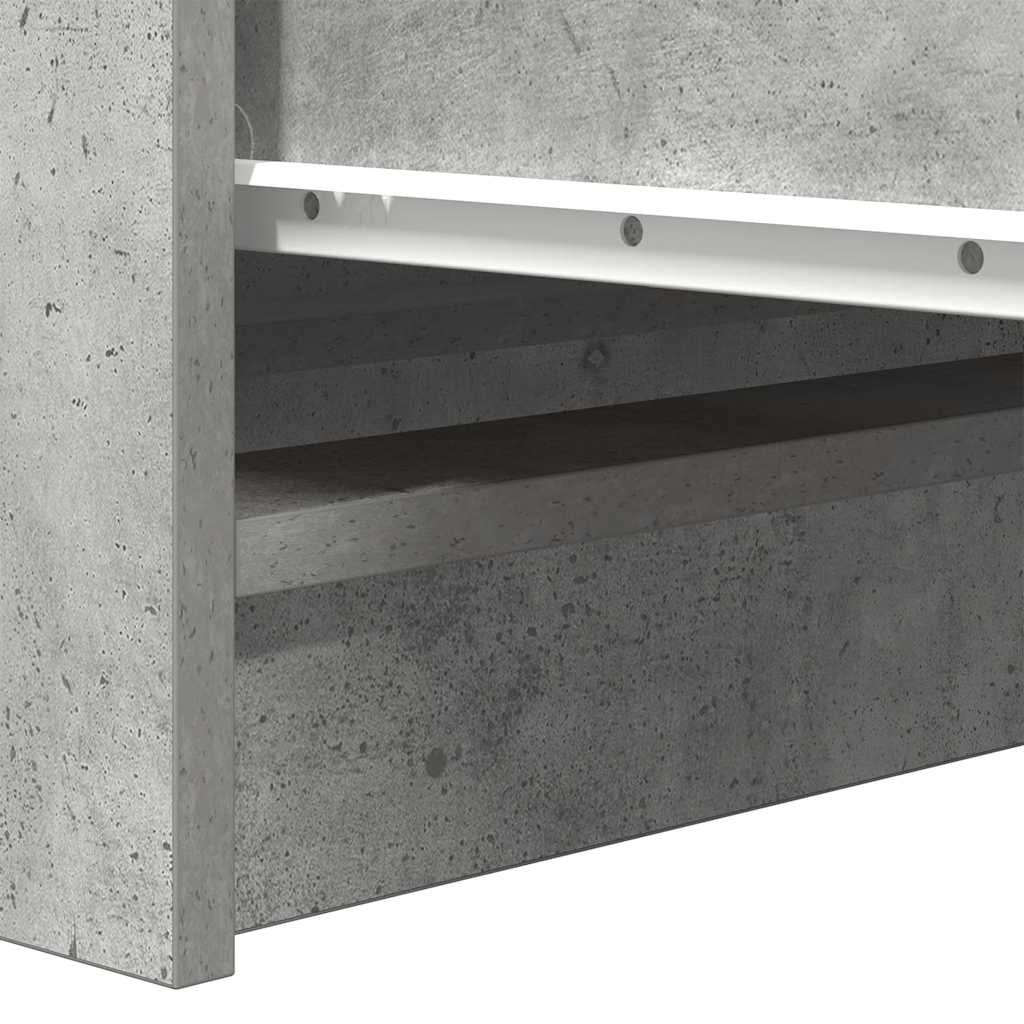 Buffet gris béton 37,5x35x76 cm bois d'ingénierie - XIOS