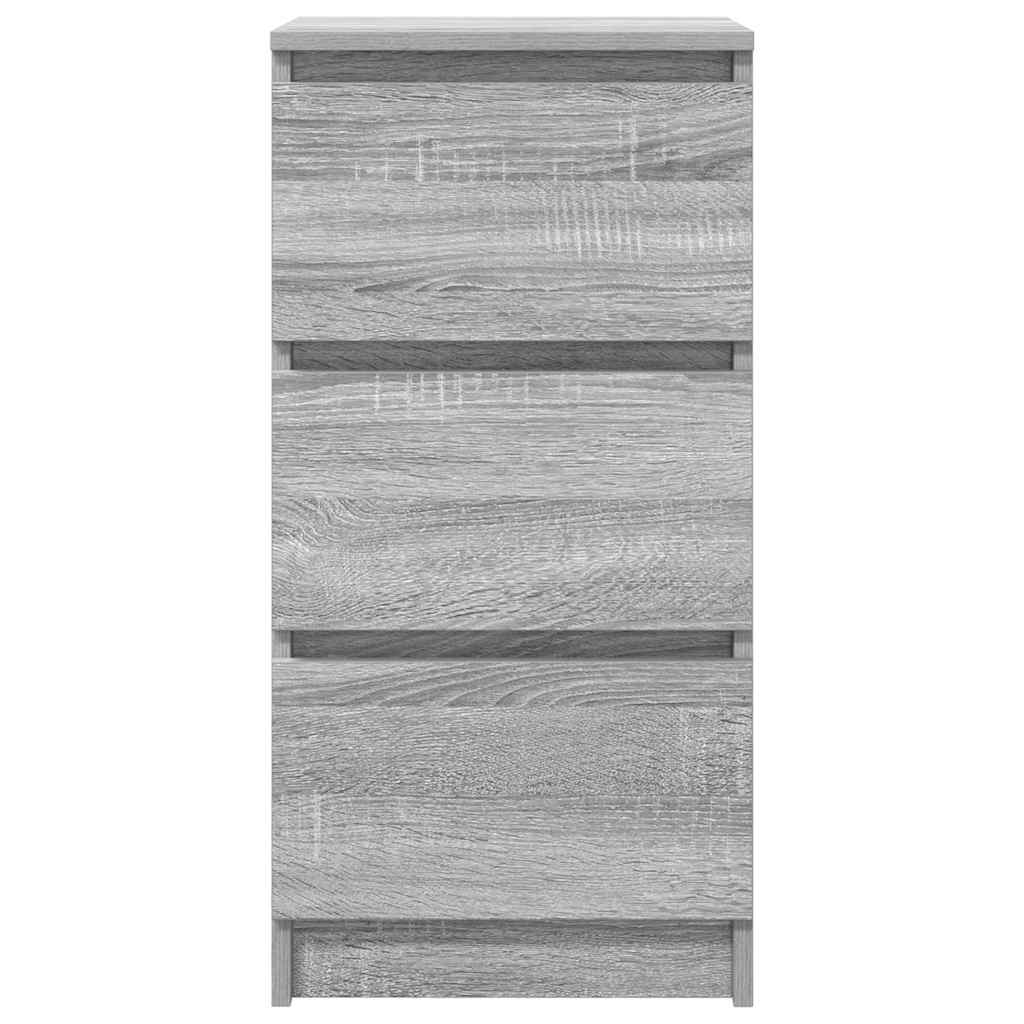 Buffet sonoma gris 37,5x35x76 cm bois d'ingénierie - XIOS