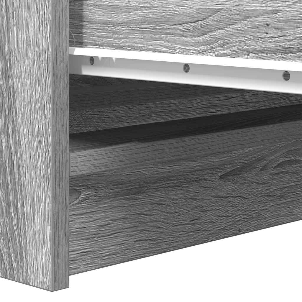Buffet sonoma gris 37,5x35x76 cm bois d'ingénierie - XIOS