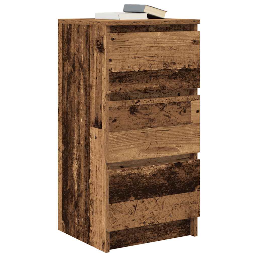 Buffet vieux bois 37,5x35x76 cm bois d'ingénierie - XIOS