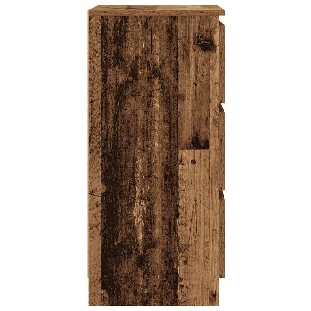 Buffet vieux bois 37,5x35x76 cm bois d'ingénierie - XIOS