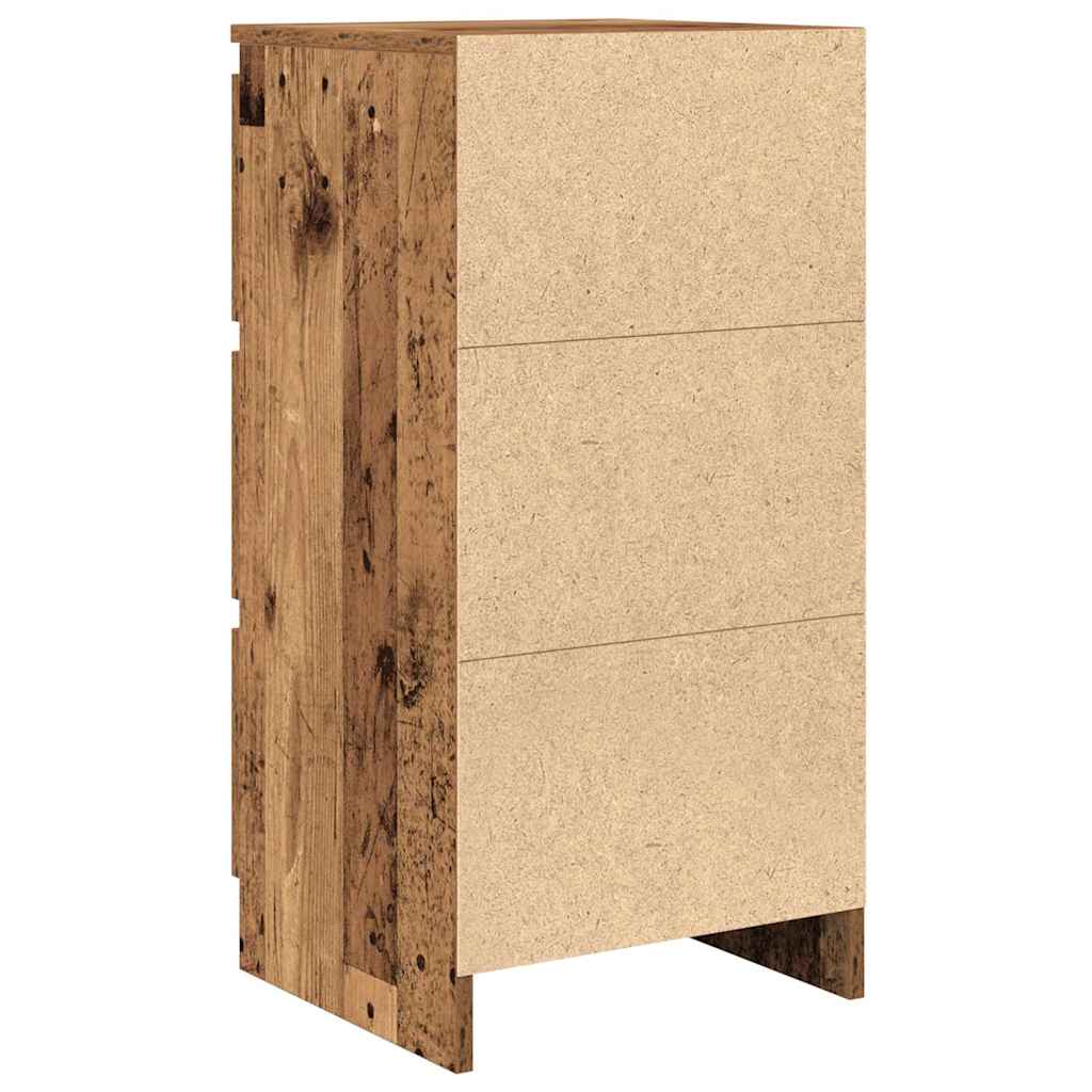 Buffet vieux bois 37,5x35x76 cm bois d'ingénierie - XIOS