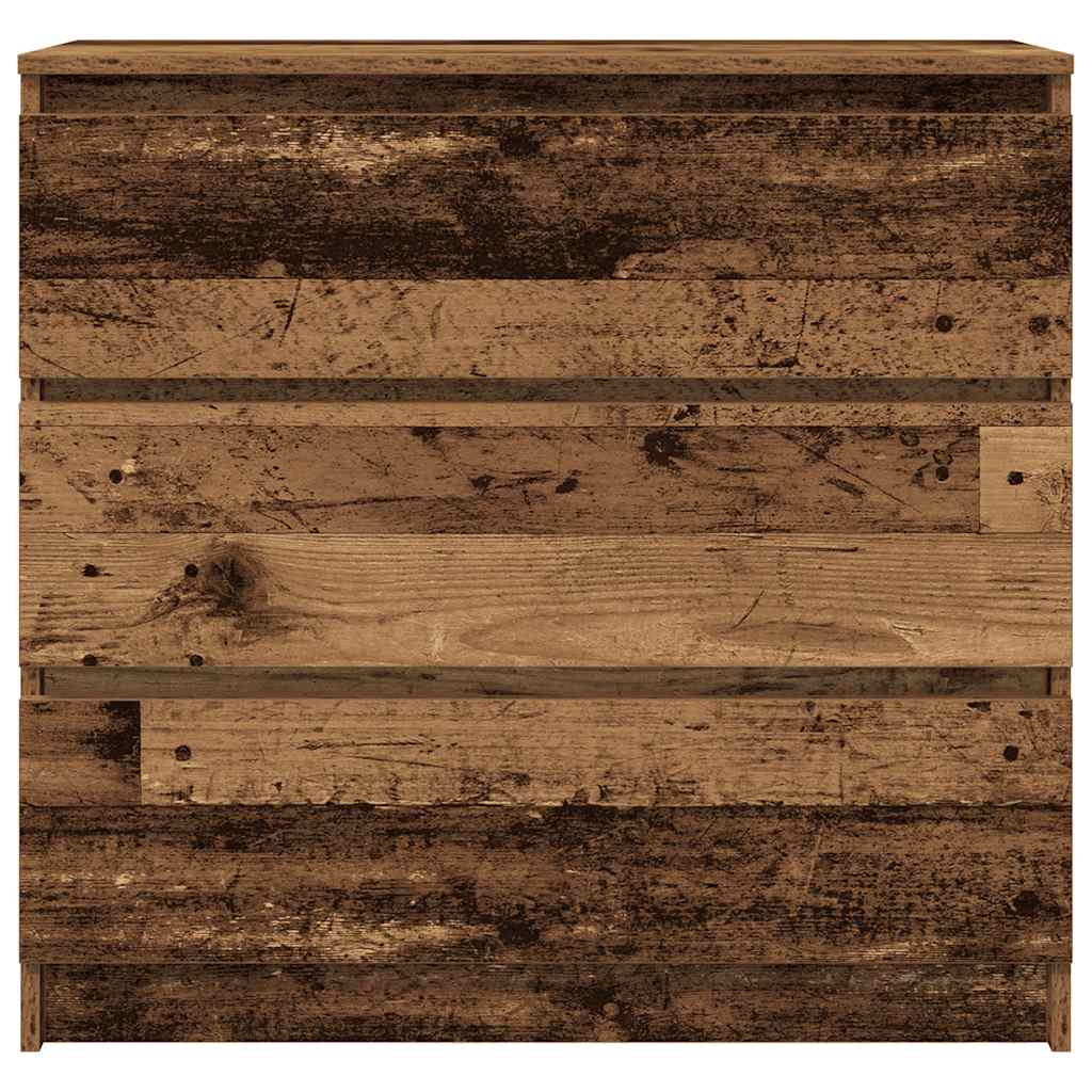 Buffet vieux bois 80x35x76 cm bois d'ingénierie - XIOS