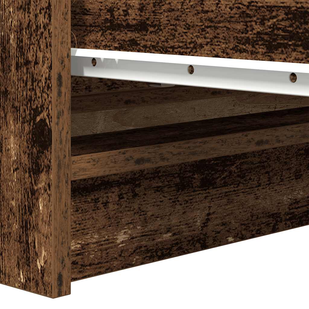 Buffet vieux bois 80x35x76 cm bois d'ingénierie - XIOS