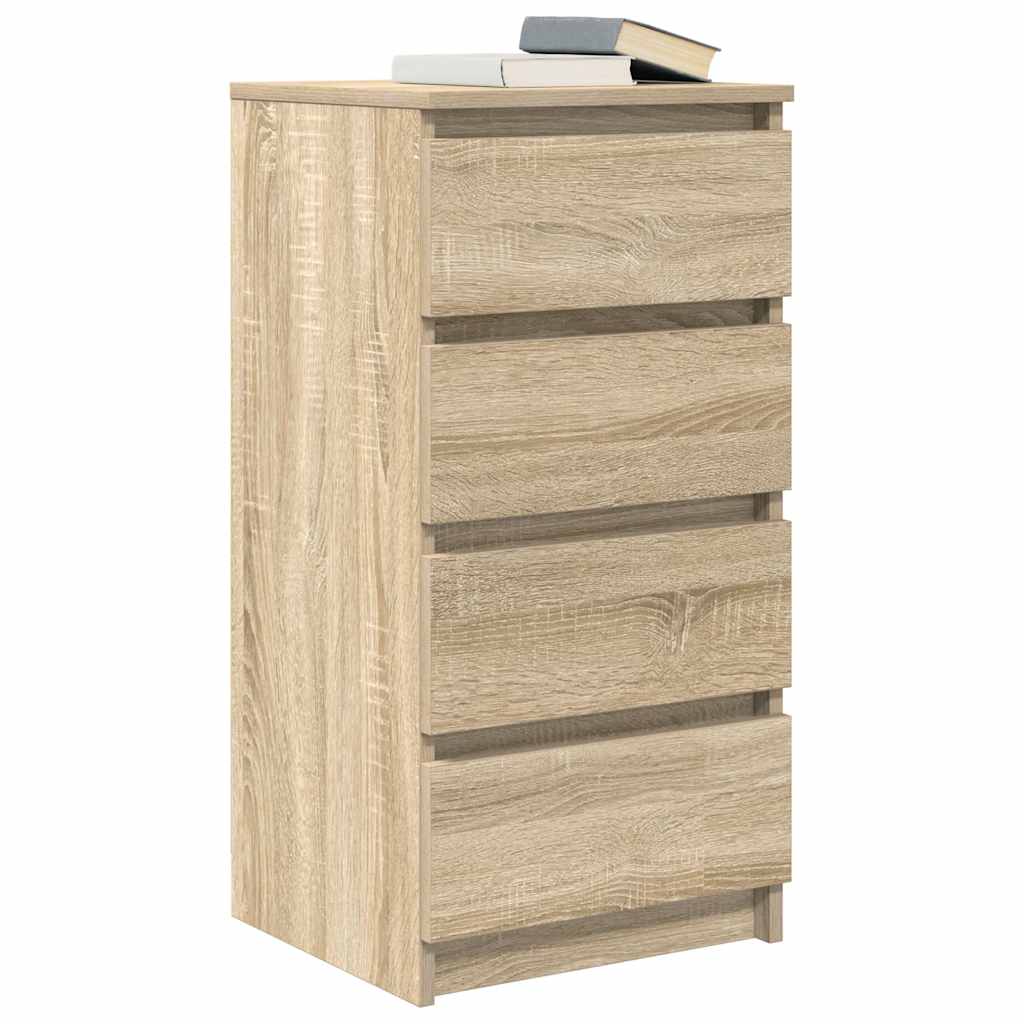 Buffet chêne sonoma 37,5x35x76 cm bois d'ingénierie - XIOS