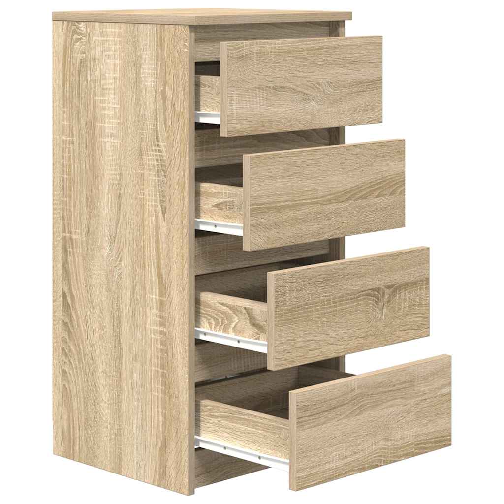 Buffet chêne sonoma 37,5x35x76 cm bois d'ingénierie - XIOS