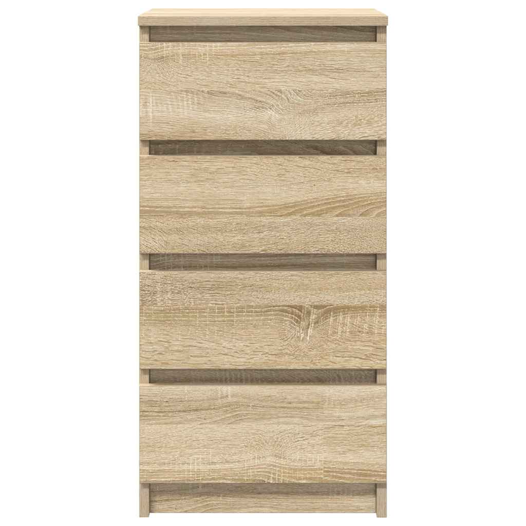 Buffet chêne sonoma 37,5x35x76 cm bois d'ingénierie - XIOS