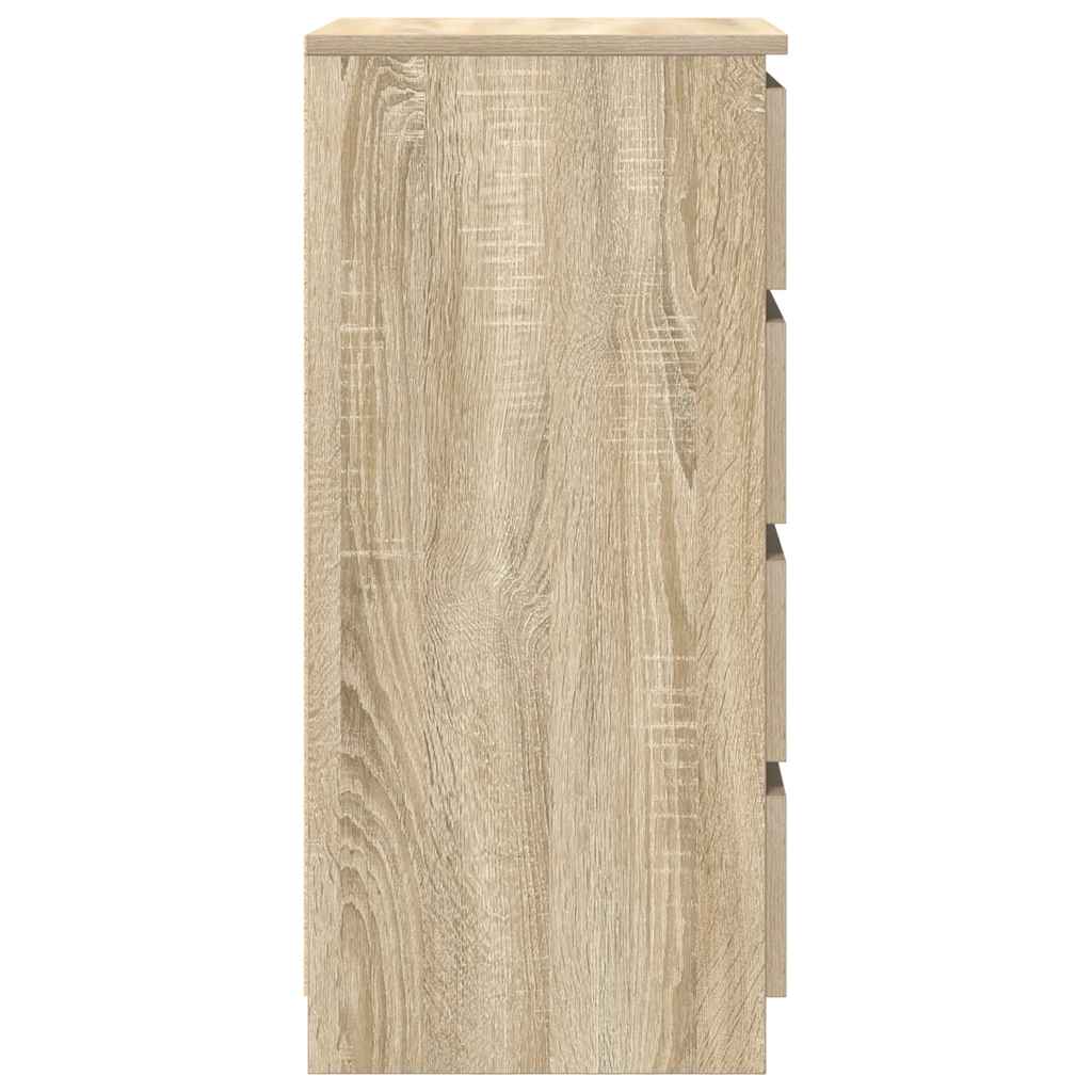 Buffet chêne sonoma 37,5x35x76 cm bois d'ingénierie - XIOS