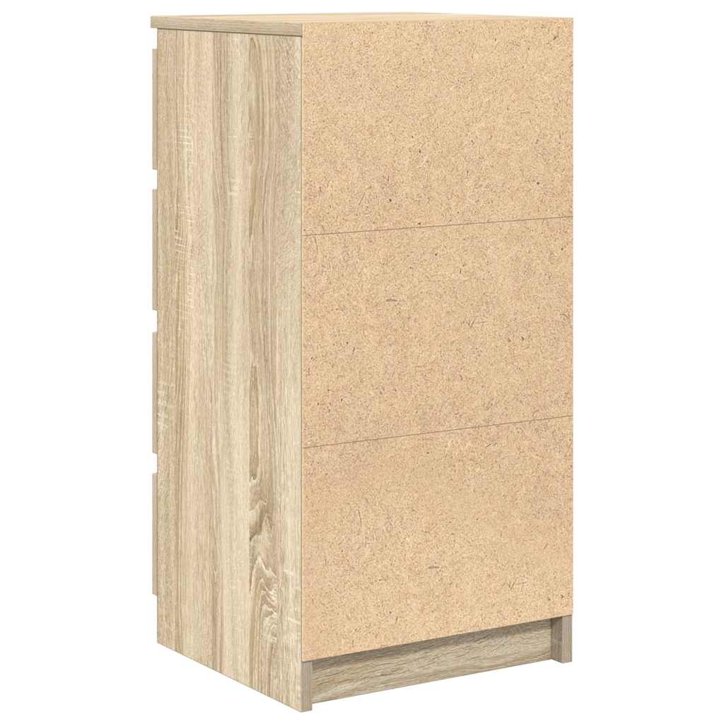 Buffet chêne sonoma 37,5x35x76 cm bois d'ingénierie - XIOS