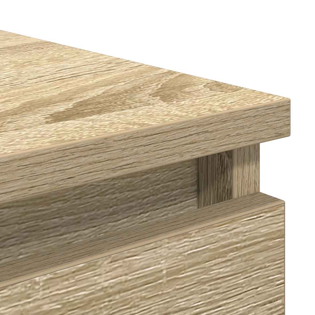 Buffet chêne sonoma 37,5x35x76 cm bois d'ingénierie - XIOS