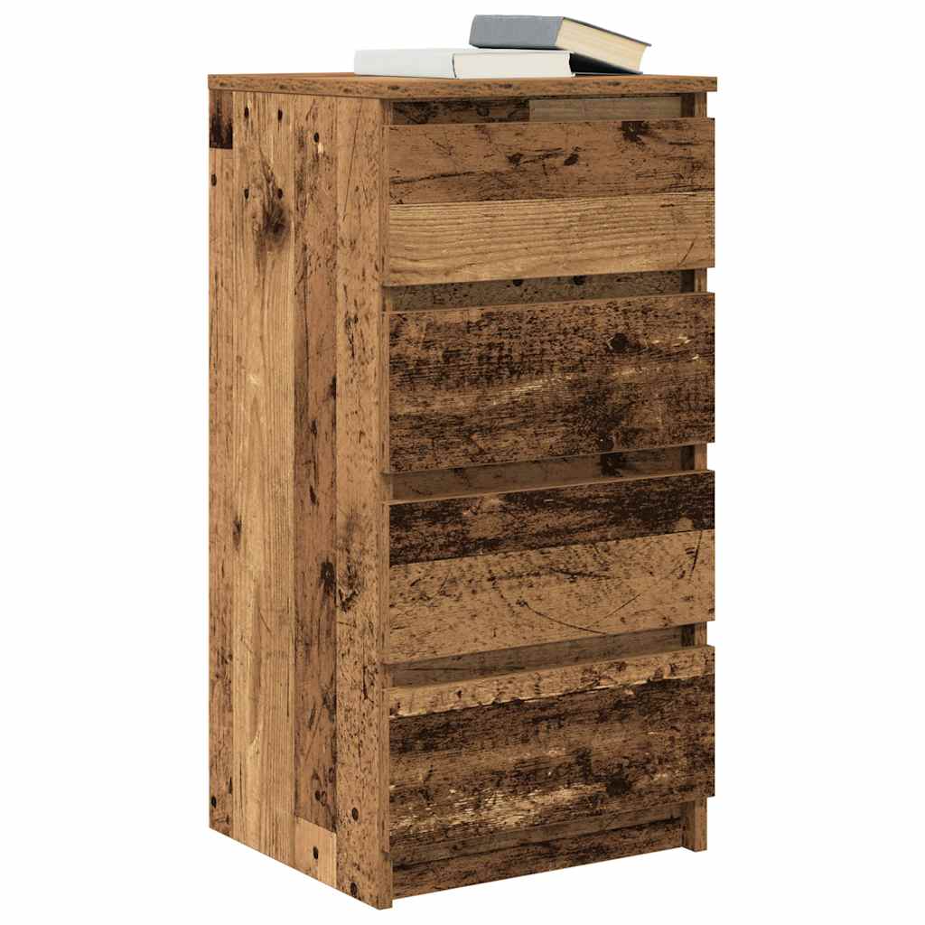 Buffet vieux bois 37,5x35x76 cm bois d'ingénierie - XIOS
