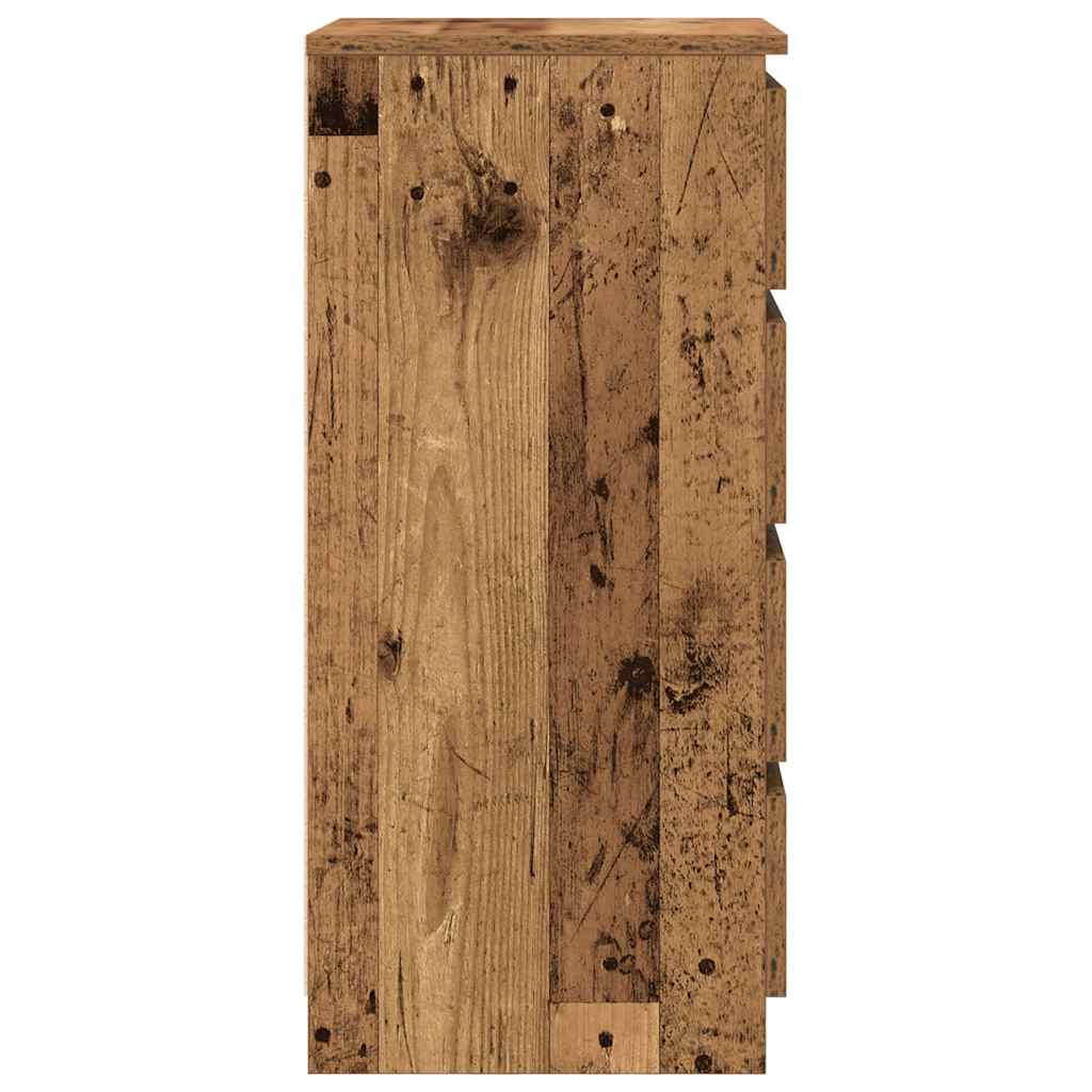 Buffet vieux bois 37,5x35x76 cm bois d'ingénierie - XIOS