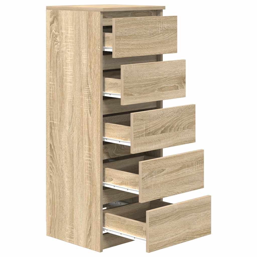Buffet avec tiroirs chêne sonoma 37,5x35x99 cm bois ingénierie - XIOS