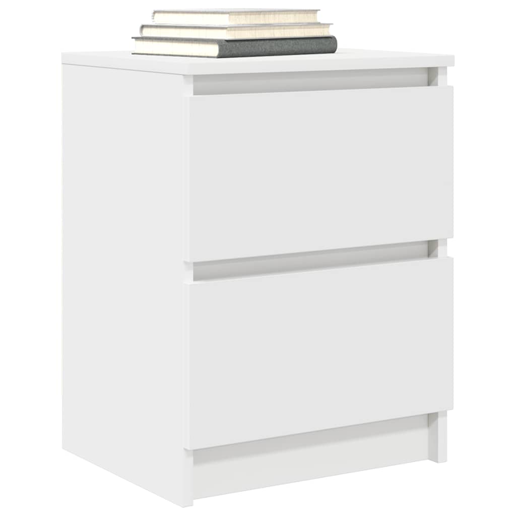 Meuble TV blanc 40x35x54 cm bois d'ingénierie - XIOS