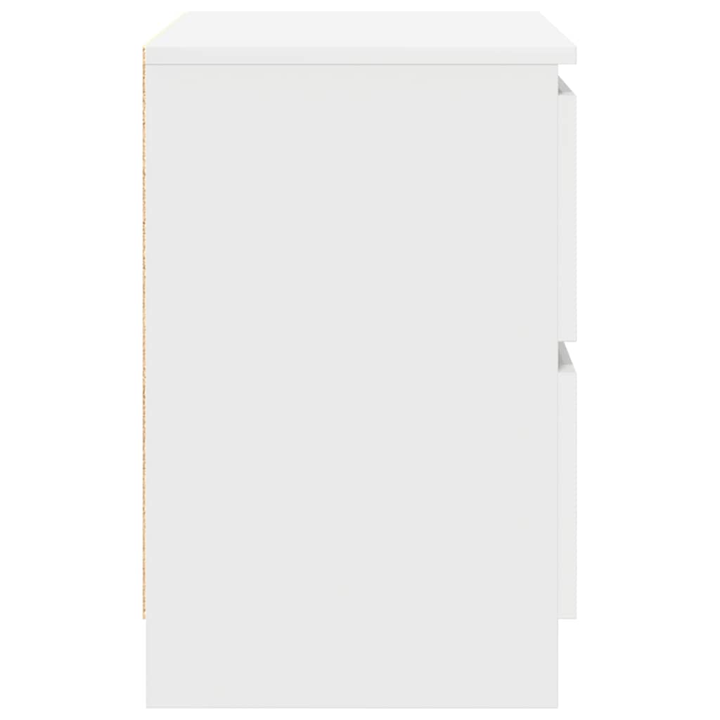 Meuble TV blanc 40x35x54 cm bois d'ingénierie - XIOS
