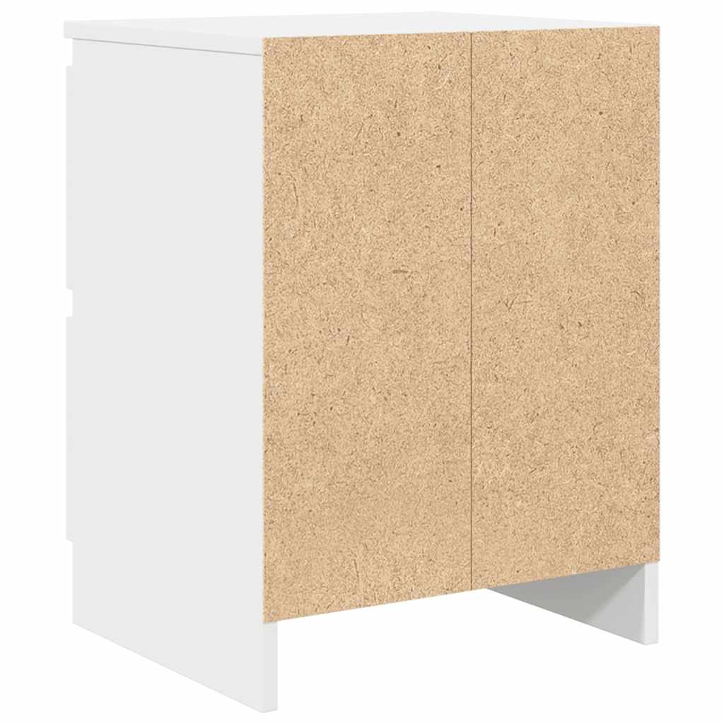 Meuble TV blanc 40x35x54 cm bois d'ingénierie - XIOS