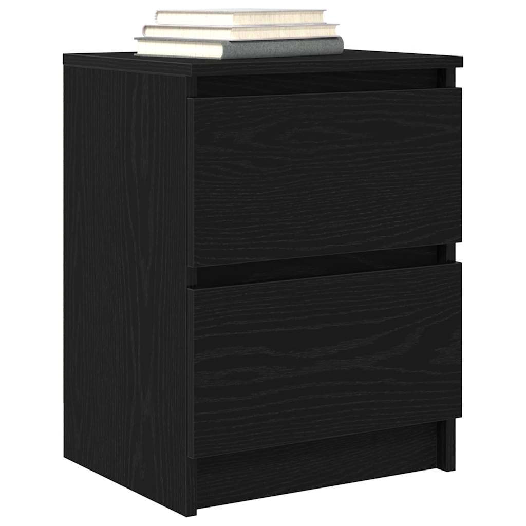Meuble TV noir 40x35x54 cm bois d'ingénierie - XIOS