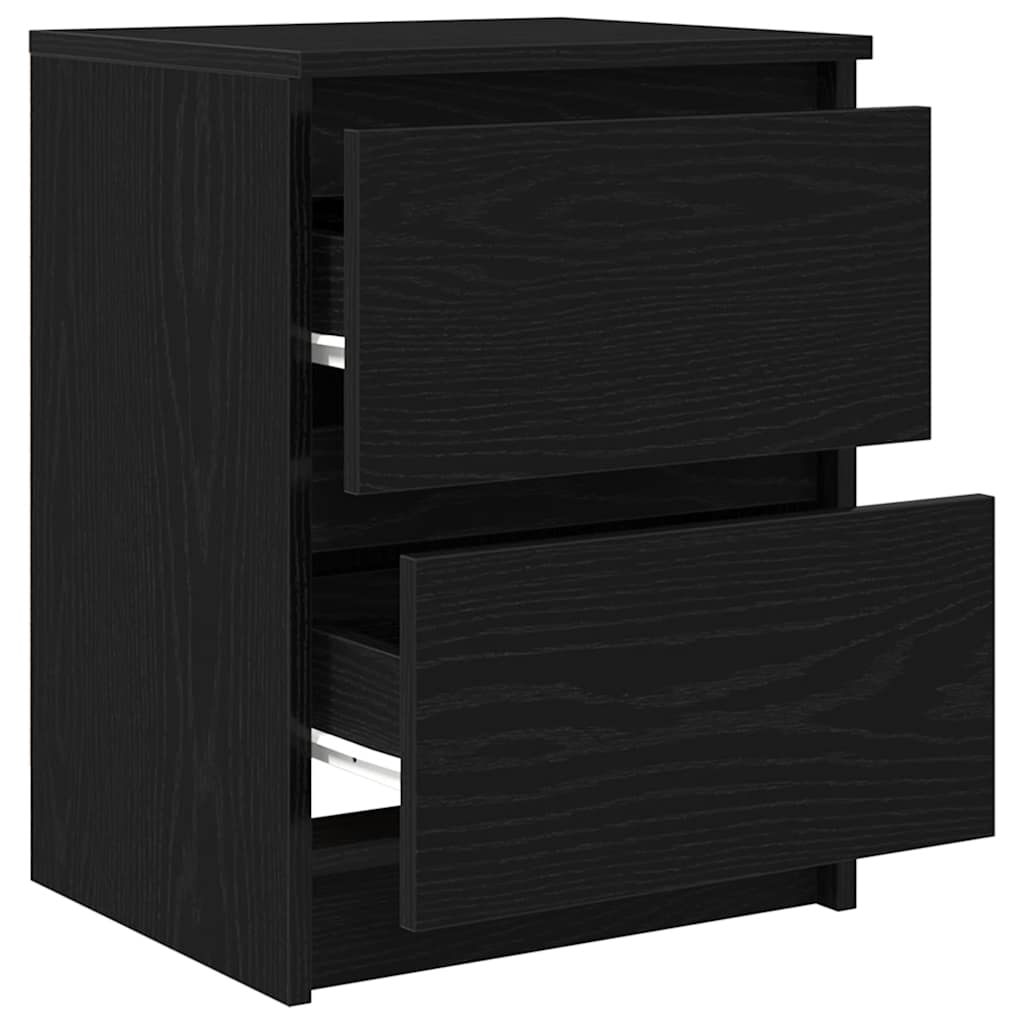 Meuble TV noir 40x35x54 cm bois d'ingénierie - XIOS