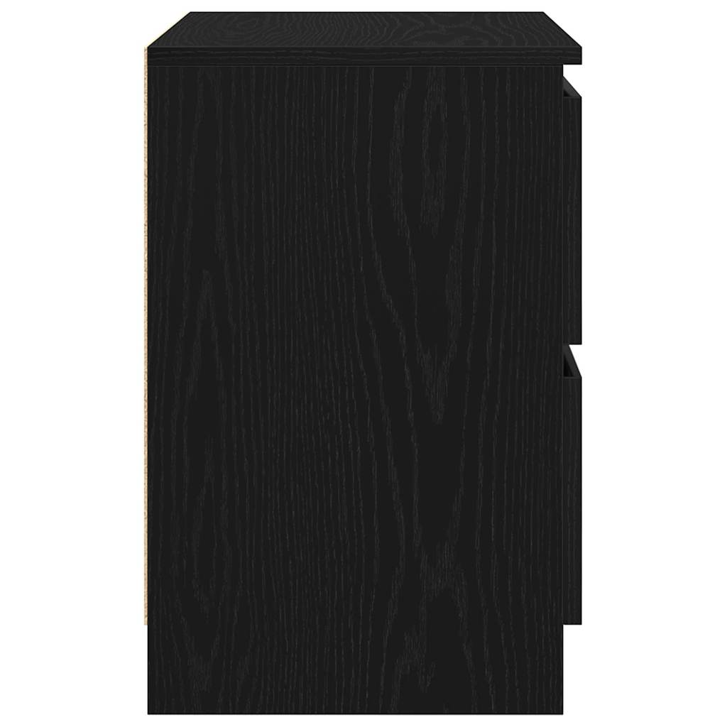 Meuble TV noir 40x35x54 cm bois d'ingénierie - XIOS