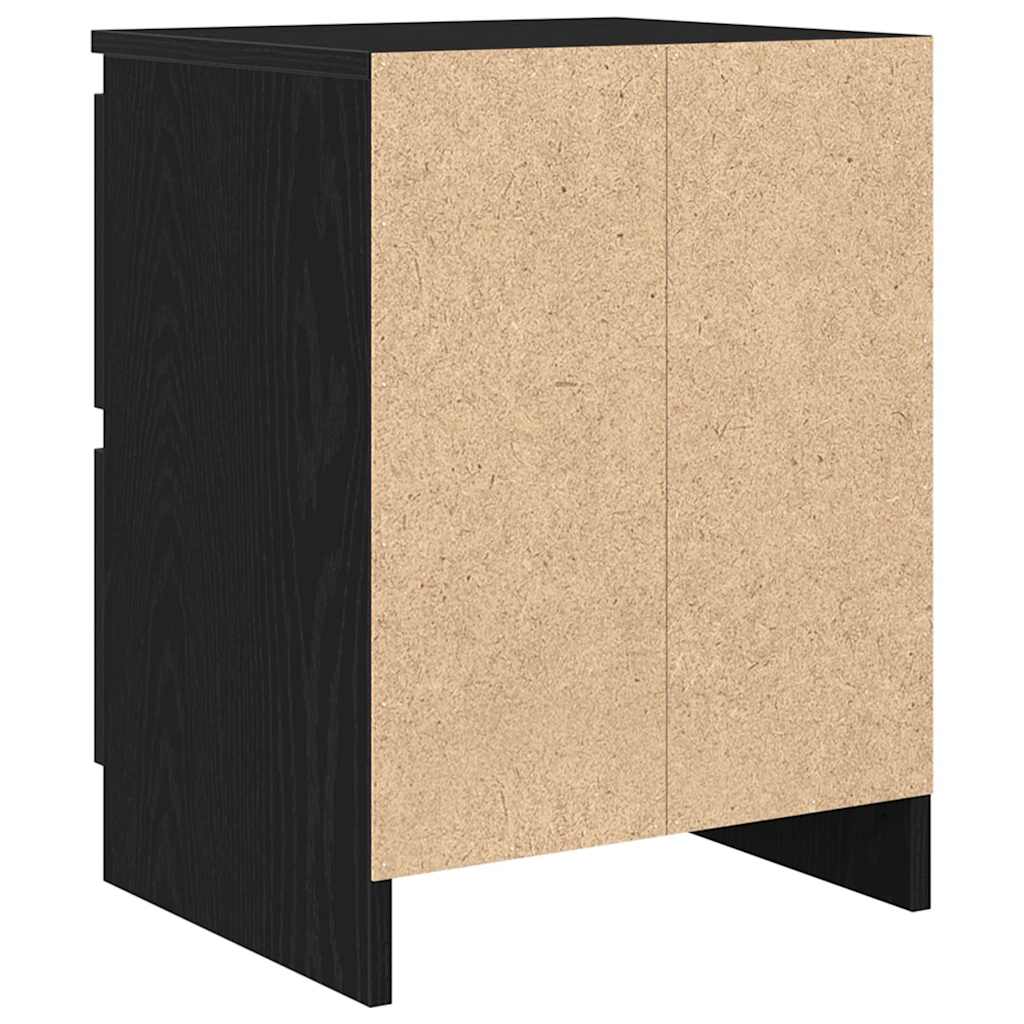Meuble TV noir 40x35x54 cm bois d'ingénierie - XIOS