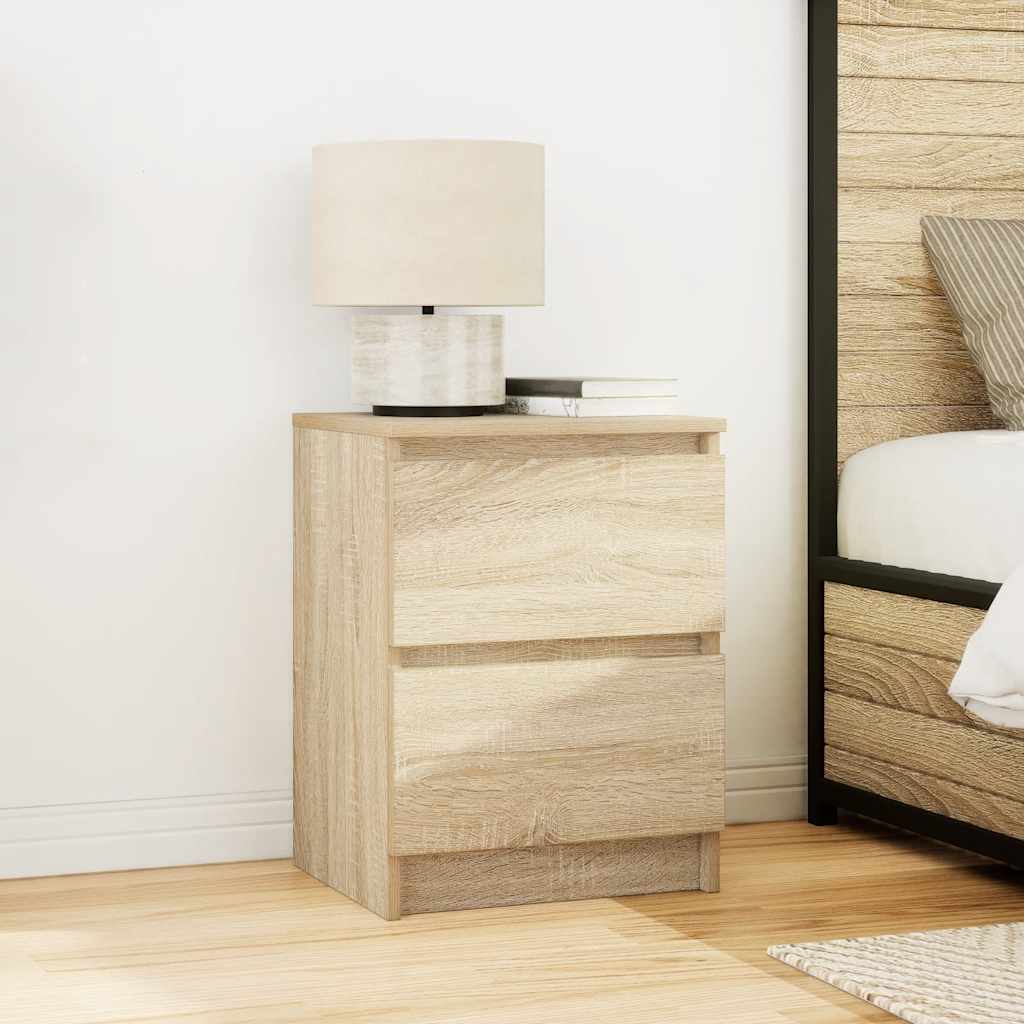 Meuble TV chêne sonoma 40x35x54 cm bois d'ingénierie - XIOS