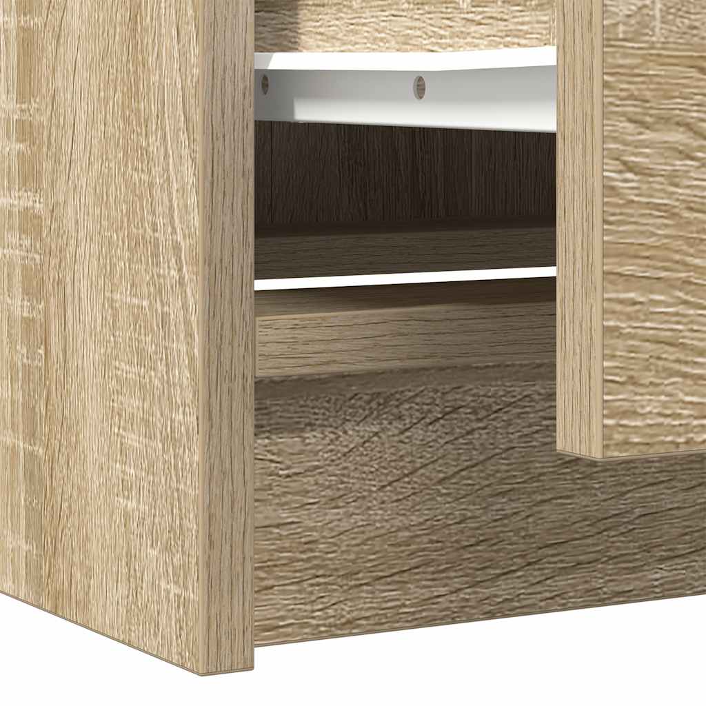 Meuble TV chêne sonoma 40x35x54 cm bois d'ingénierie - XIOS