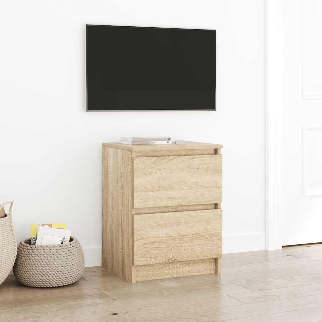 Meuble TV chêne sonoma 40x35x54 cm bois d'ingénierie - XIOS