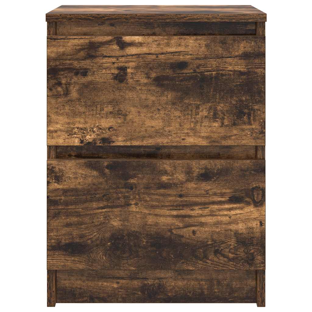 Meuble TV chêne fumé 40x35x54 cm bois d'ingénierie - XIOS