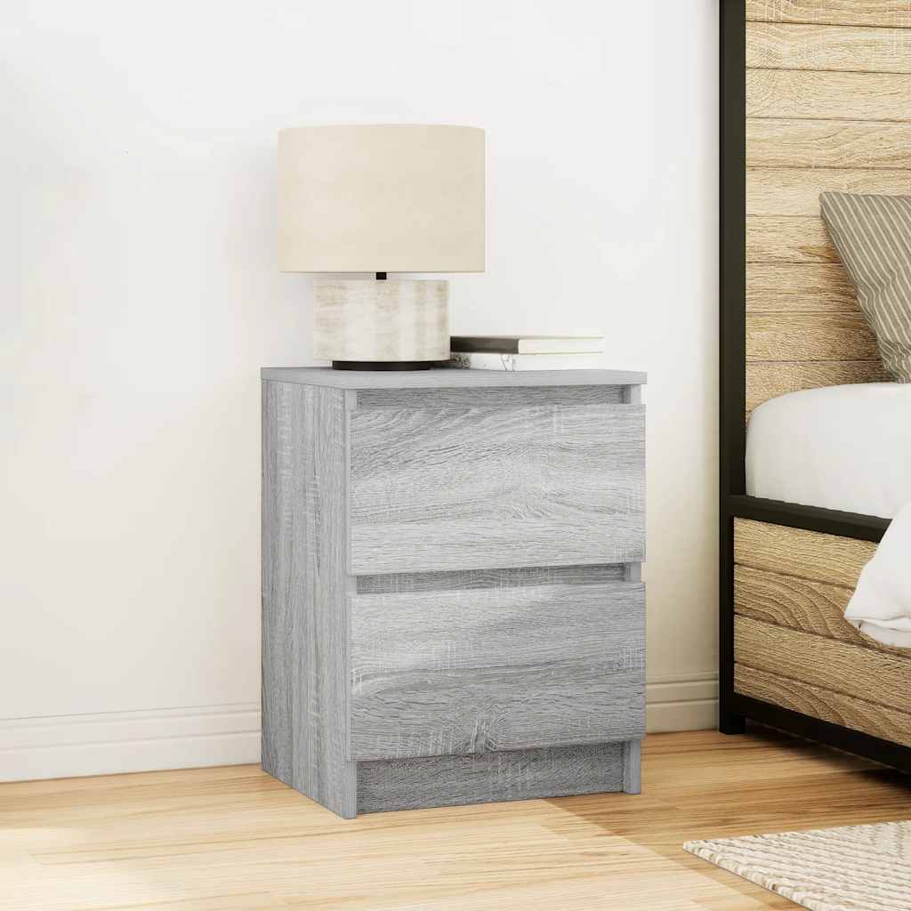 Meuble TV sonoma gris 40x35x54 cm bois d'ingénierie - XIOS