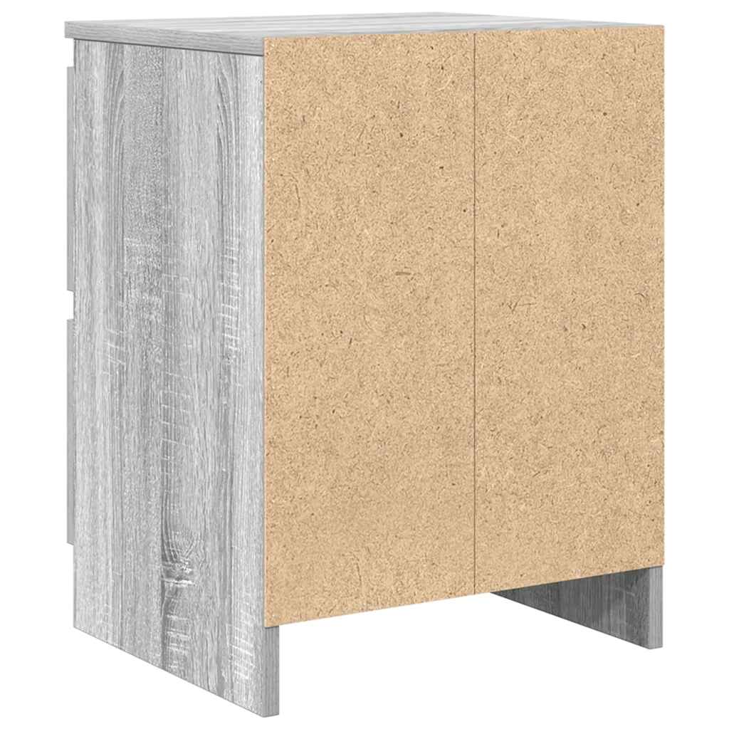 Meuble TV sonoma gris 40x35x54 cm bois d'ingénierie - XIOS