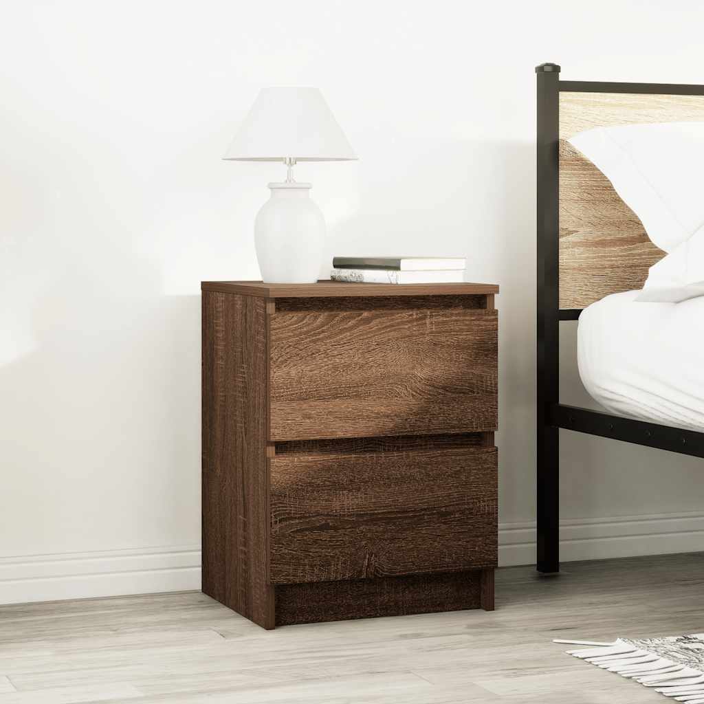 Meuble TV chêne marron 40x35x54 cm bois d'ingénierie - XIOS