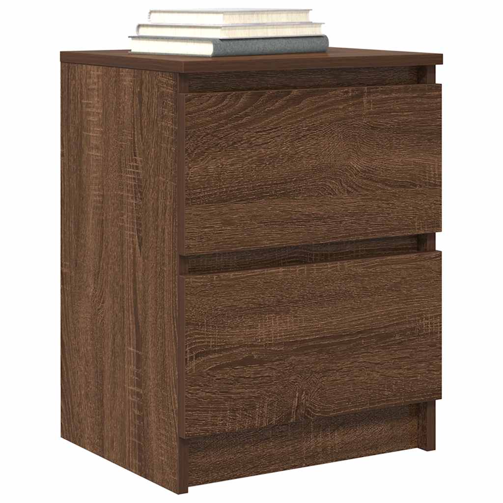 Meuble TV chêne marron 40x35x54 cm bois d'ingénierie - XIOS