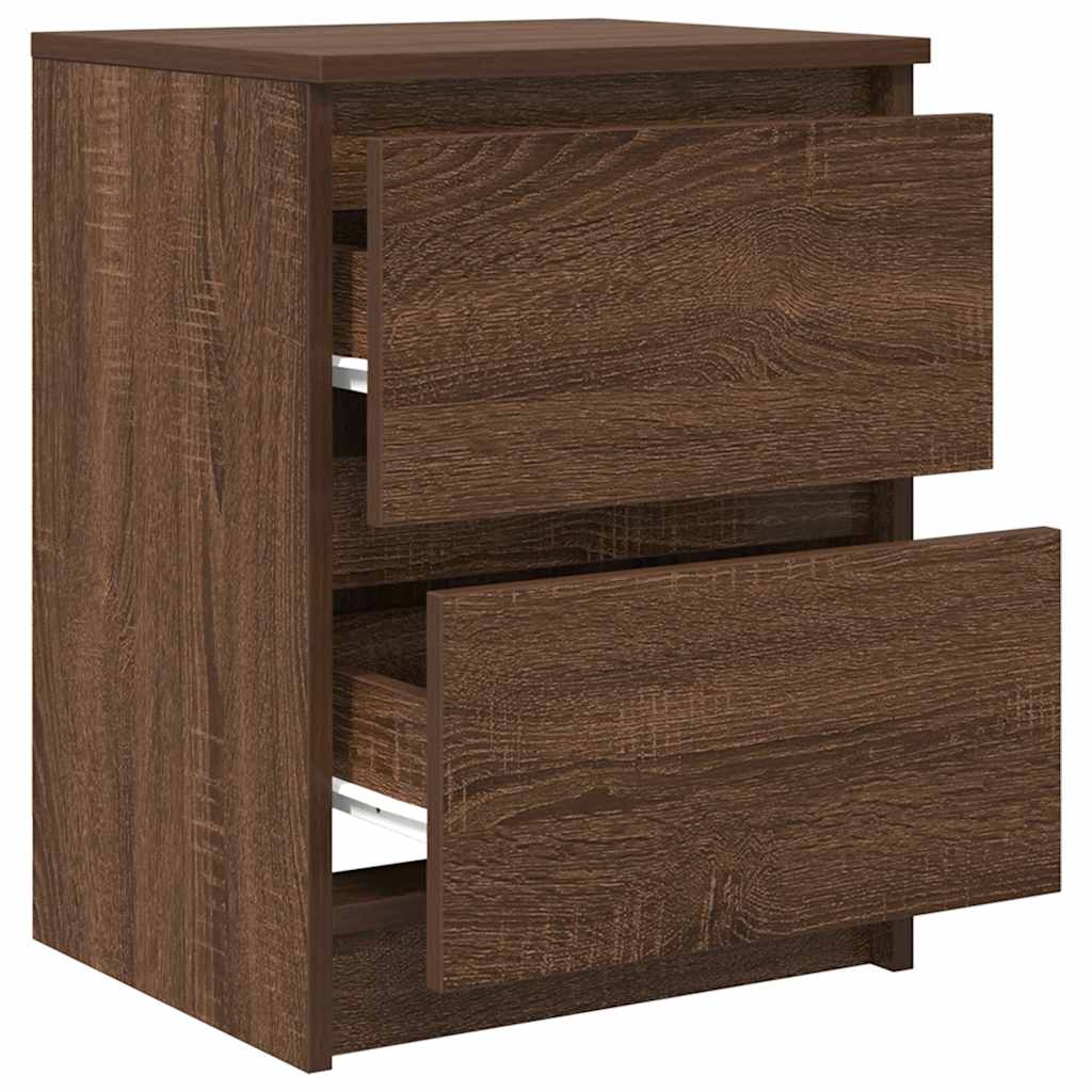 Meuble TV chêne marron 40x35x54 cm bois d'ingénierie - XIOS