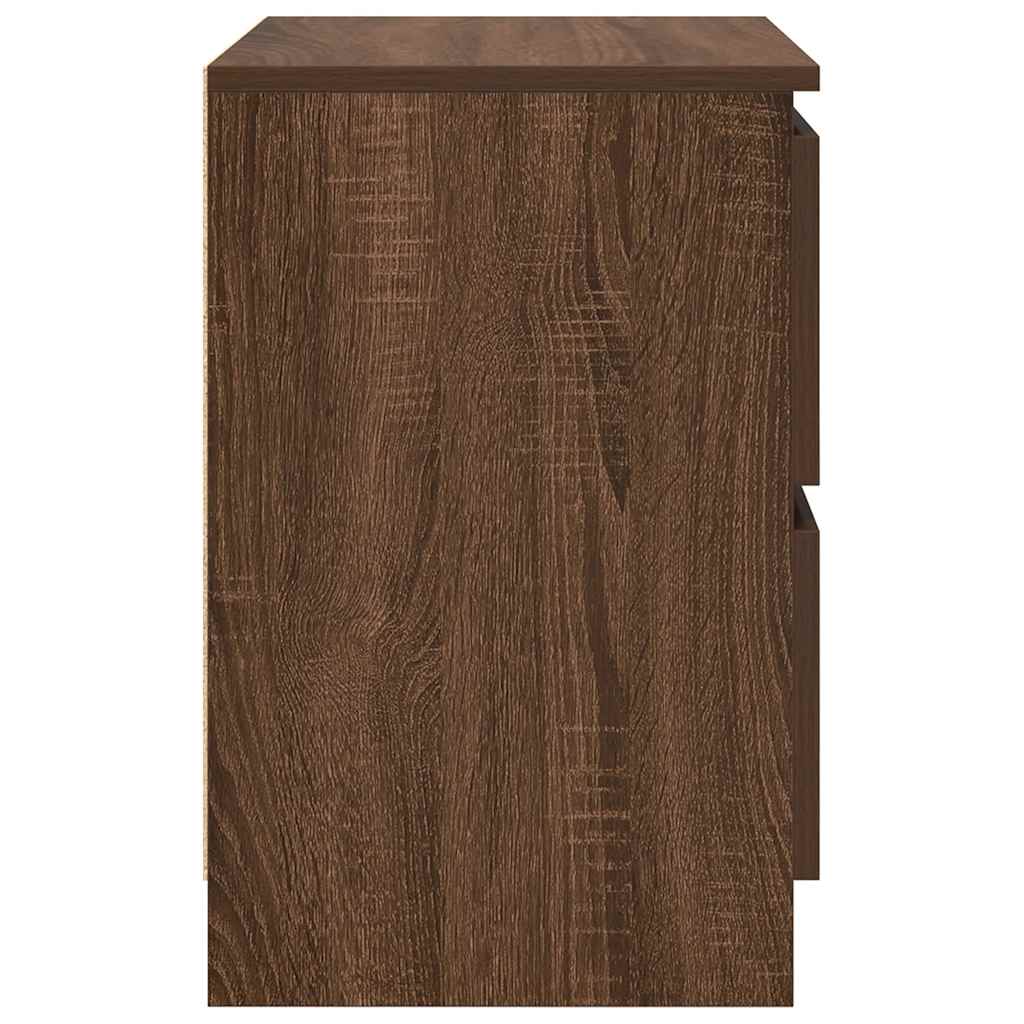 Meuble TV chêne marron 40x35x54 cm bois d'ingénierie - XIOS