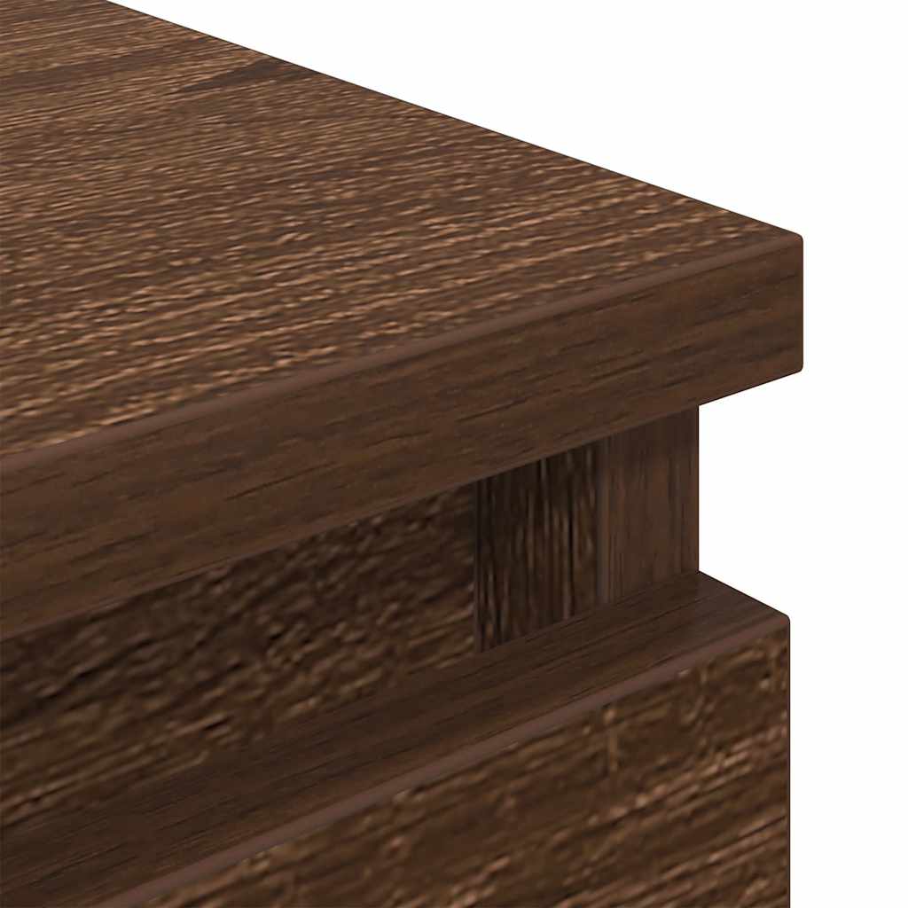 Meuble TV chêne marron 40x35x54 cm bois d'ingénierie - XIOS