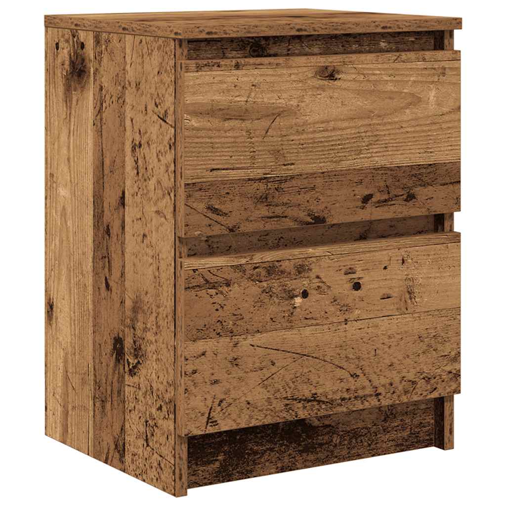 Meuble TV vieux bois 40x35x54 cm bois d'ingénierie - XIOS