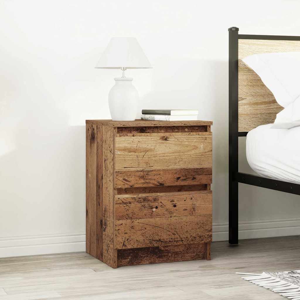 Meuble TV vieux bois 40x35x54 cm bois d'ingénierie - XIOS