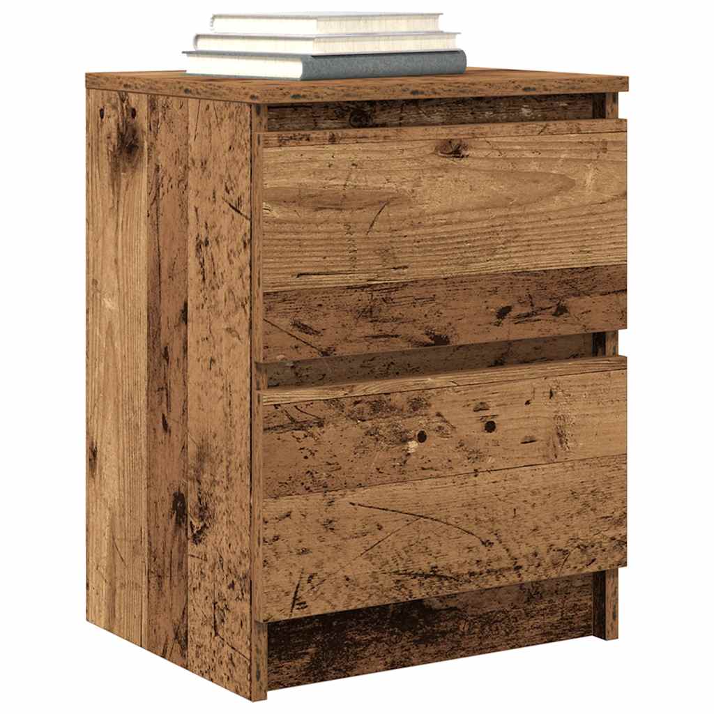 Meuble TV vieux bois 40x35x54 cm bois d'ingénierie - XIOS