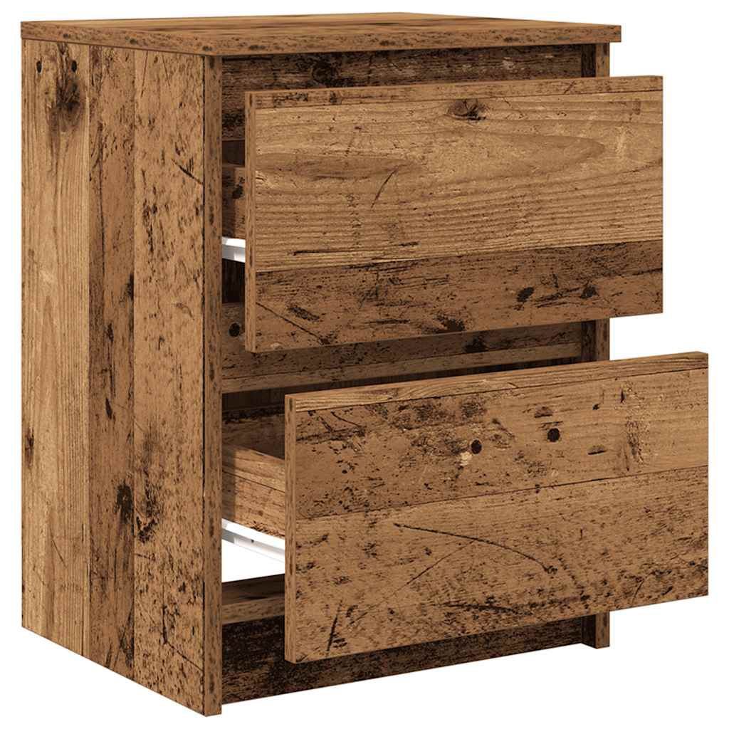 Meuble TV vieux bois 40x35x54 cm bois d'ingénierie - XIOS