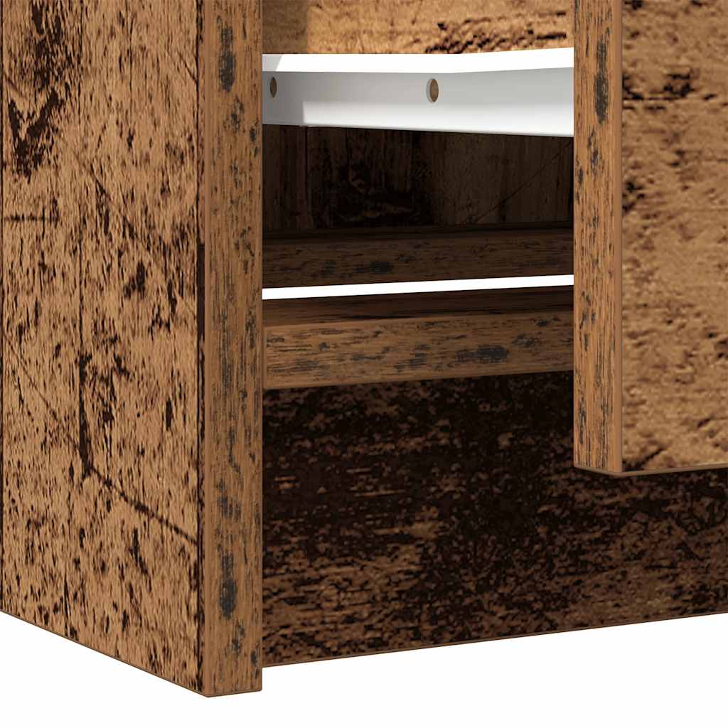 Meuble TV vieux bois 40x35x54 cm bois d'ingénierie - XIOS