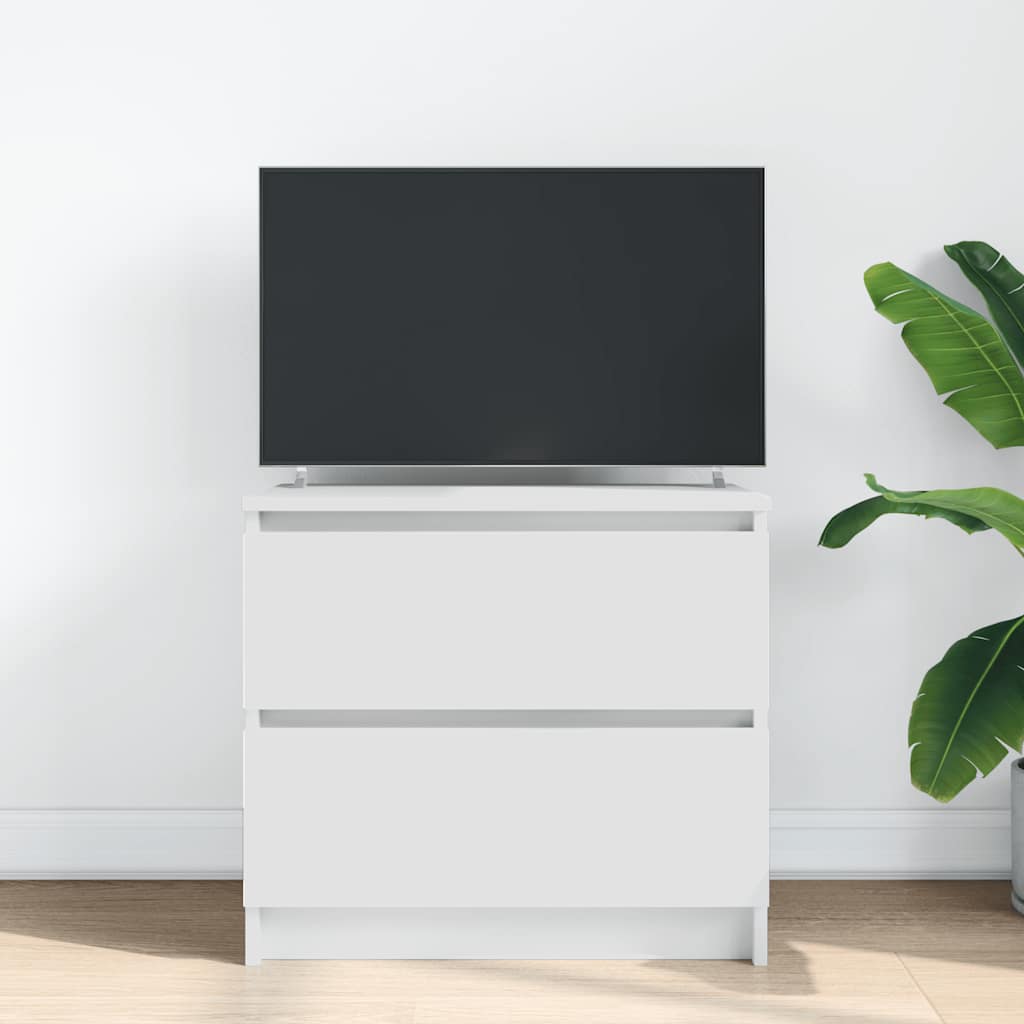 Meuble TV blanc 60x35x54 cm bois d'ingénierie - XIOS