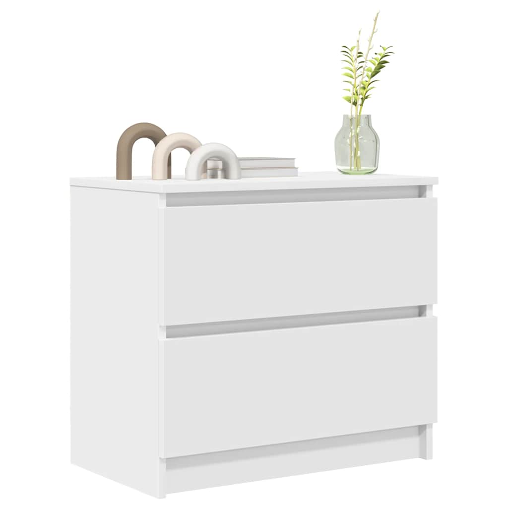 Meuble TV blanc 60x35x54 cm bois d'ingénierie - XIOS
