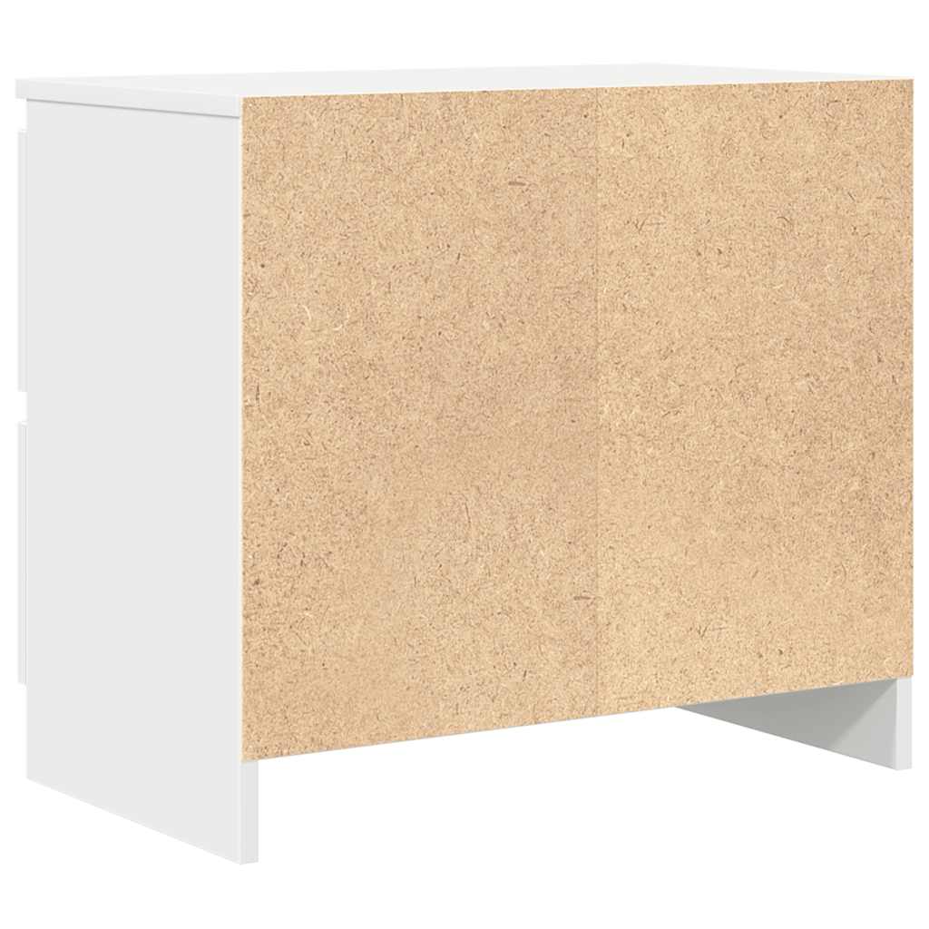 Meuble TV blanc 60x35x54 cm bois d'ingénierie - XIOS