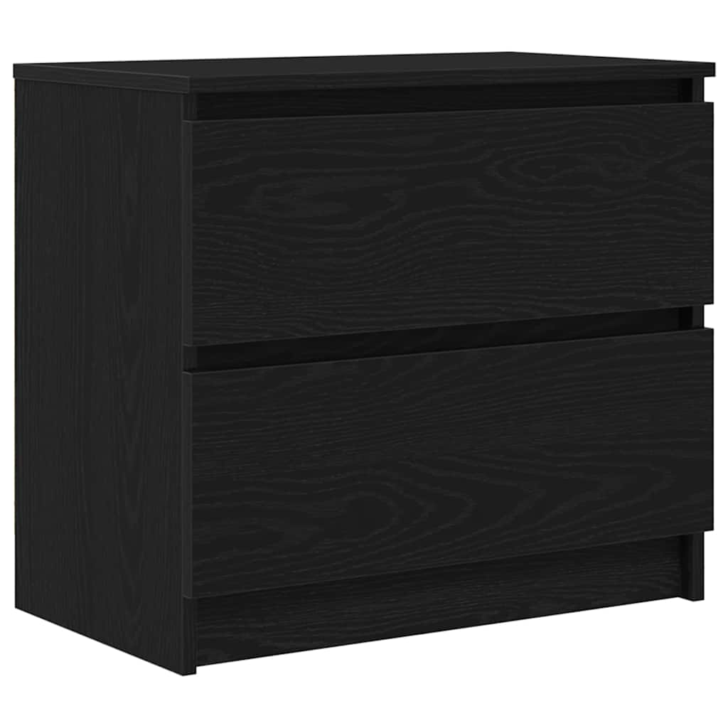 Meuble TV noir 60x35x54 cm bois d'ingénierie - XIOS