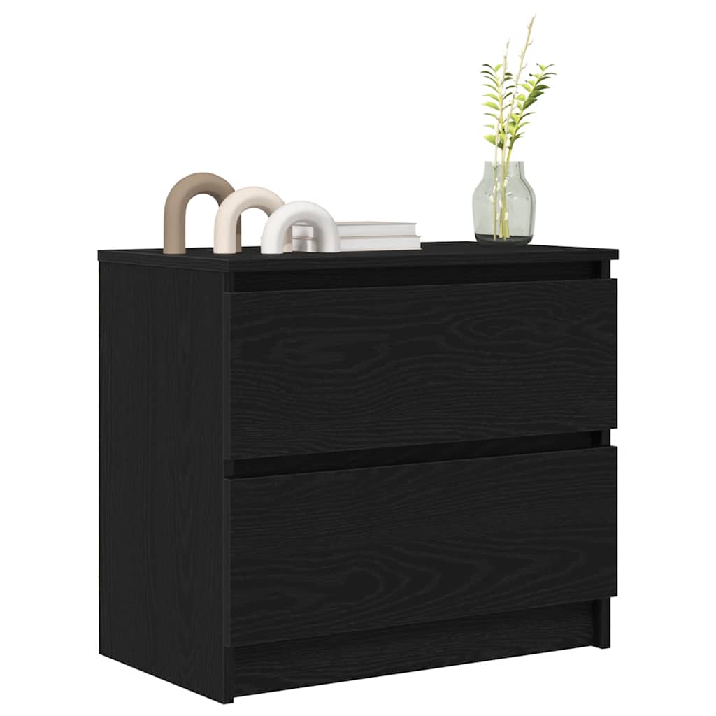 Meuble TV noir 60x35x54 cm bois d'ingénierie - XIOS