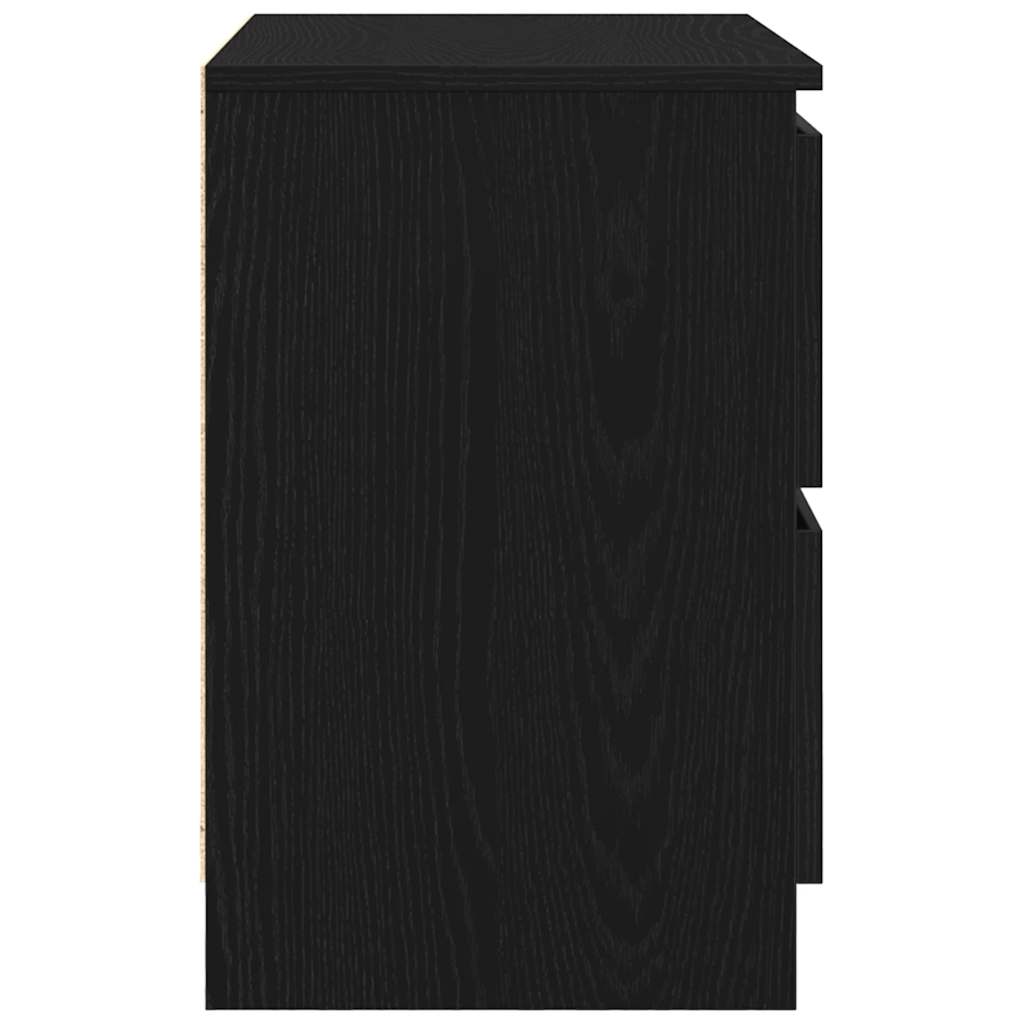 Meuble TV noir 60x35x54 cm bois d'ingénierie - XIOS