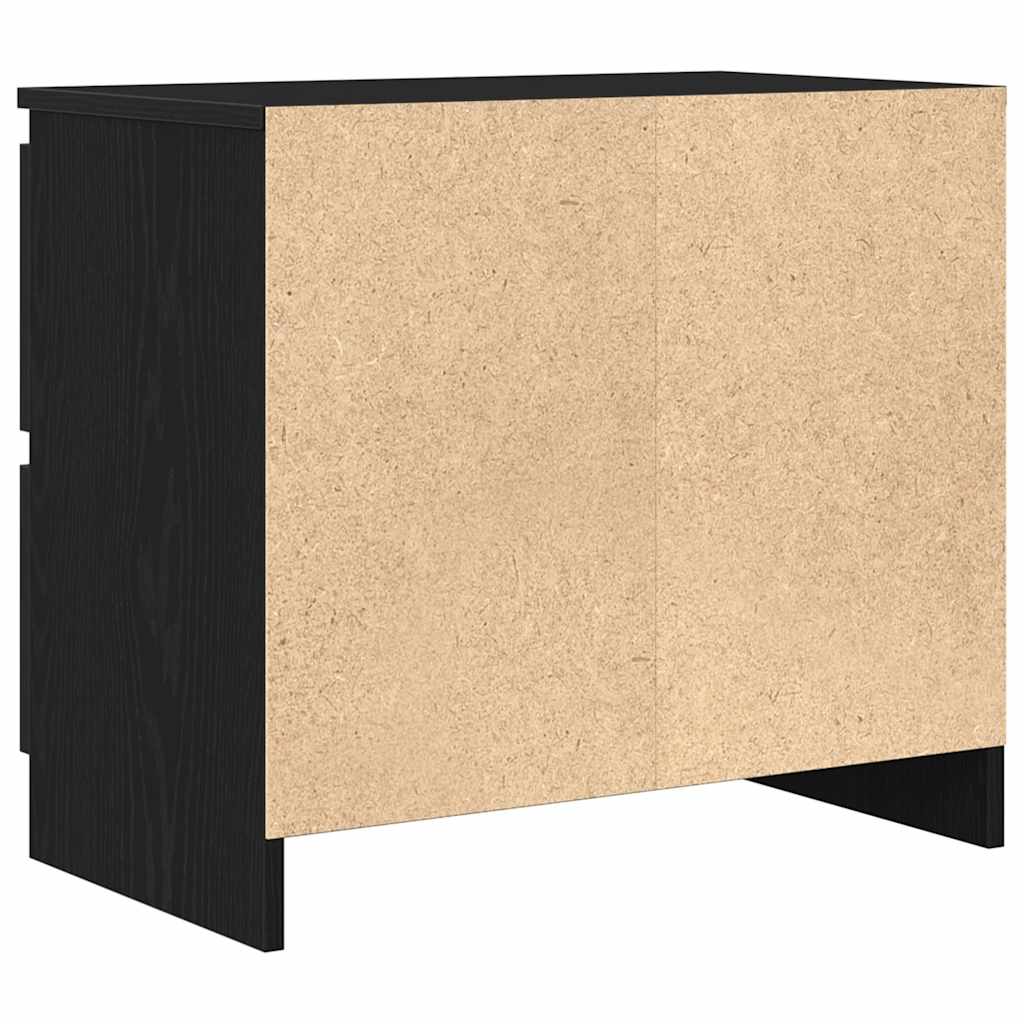 Meuble TV noir 60x35x54 cm bois d'ingénierie - XIOS