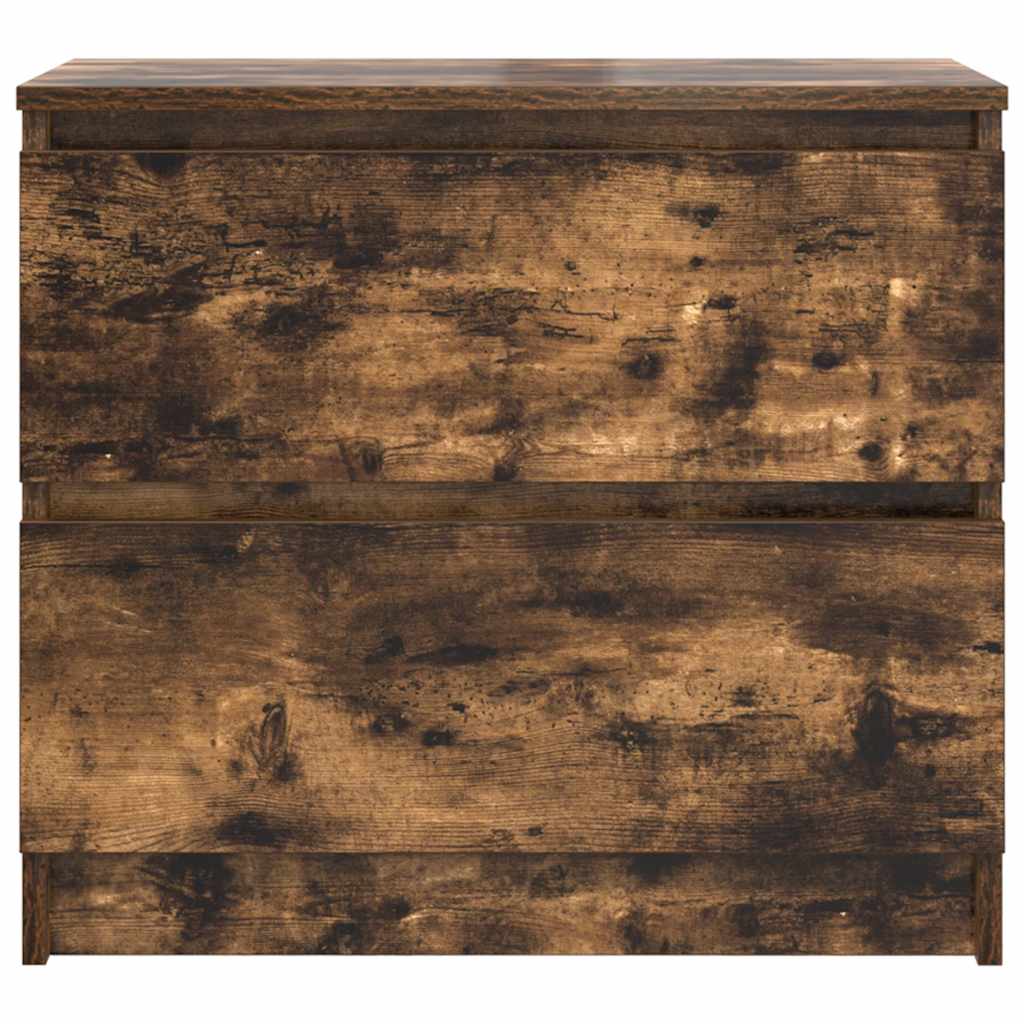 Meuble TV chêne fumé 60x35x54 cm bois d'ingénierie - XIOS