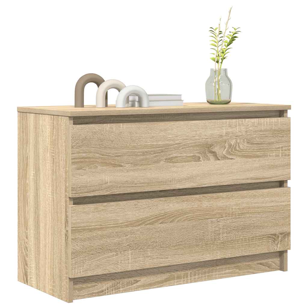 Meuble TV chêne sonoma 80x35x54 cm bois d'ingénierie - XIOS