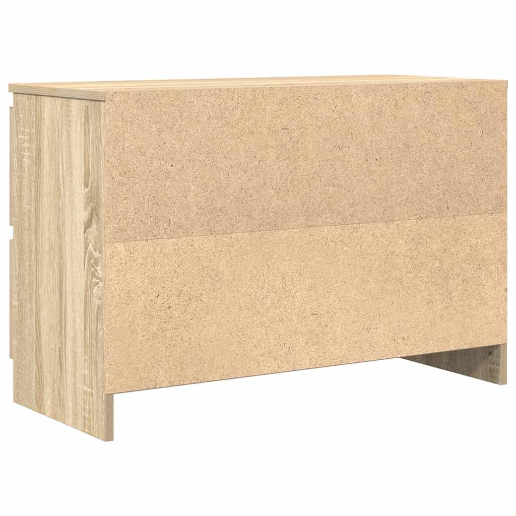 Meuble TV chêne sonoma 80x35x54 cm bois d'ingénierie - XIOS